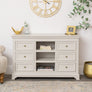 Large Taupe-Grey Wooden Sideboard Cabinet - Daventry Taupe-Grey Range