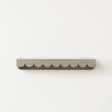 Large Taupe Scalloped Wall Storage Shelf - 61cm