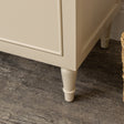 Large Taupe &amp; Wooden 4 Door Sideboard - Claudia Range