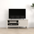 Large Taupe Wooden Tv Cabinet - Hales Taupe Range