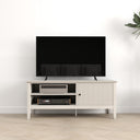 Large Taupe Wooden Tv Cabinet - Hales Taupe Range