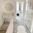 Large White 3 Drawer Console/Dressing Table - Victoria Range