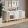 Large White 4 Door Sideboard - Hales White Range