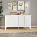 Large White 4 Door Sideboard - Hales White Range
