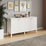 Large White 4 Door Sideboard - Hales White Range