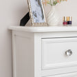 Large White 6 Drawer Chest of Drawers &amp; Pair of 3 Drawer Bedsides - Victoria White Range
