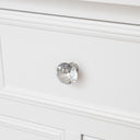 Large White 6 Drawer Chest of Drawers &amp; Pair of 3 Drawer Bedsides - Victoria White Range