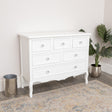 Large White Chest of 6 Drawers - Victoria Range - Damaged second