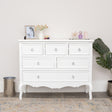 Large White Chest of 6 Drawers - Victoria Range -Damaged second