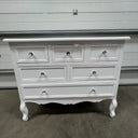 Large White Chest of 6 Drawers - Victoria Range -Damaged second