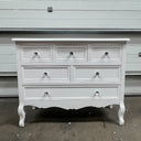 Large White Chest of 6 Drawers - Victoria Range DAMAGED SECONDS