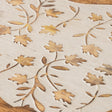 Large White Distressed Wooden Pumpkin Shaped Display Chopping Board - 30cm