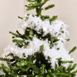Large White Feather Boa Christmas Garland - 182cm