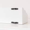 Large White Scalloped Wall Storage Shelf - 61cm