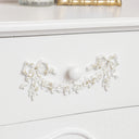 Large White Sideboard Cupboard - Pays Blanc Range