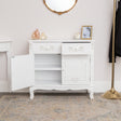 Large White Sideboard Cupboard - Pays Blanc Range