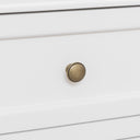 Large White Wooden Sideboard Cabinet - Daventry White Range