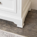 Large White Wooden Sideboard Cabinet - Daventry White Range