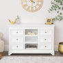 Large White Wooden Sideboard Cabinet - Daventry White Range