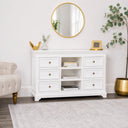 Large White Wooden Sideboard Cabinet - Daventry White Range