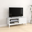 Large White Wooden Tv Cabinet - Hales White Range