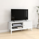 Large White Wooden Tv Cabinet - Hales White Range