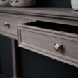 Large Wooden 4 Drawer Console Table/Sideboard