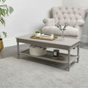 Large Wooden Coffee Table