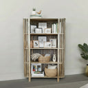 Large Wooden Display Shelf Unit / Bookcase 180cm