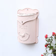 Wall Mounted Metal Light Pink Post Box