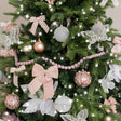 Lilac Purple Wooden Beaded Ball Garland Christmas Decoration - 150cm