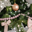 Lilac Purple Wooden Beaded Ball Garland Christmas Decoration - 150cm (1.5m / 59')