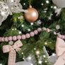 Lilac Purple Wooden Beaded Ball Garland Christmas Decoration - 150cm (1.5m / 59')