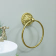 Luxe Gold Ring Towel Holder