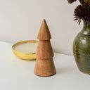 Mango Wood Christmas Tree Ornament Decoration - 19cm