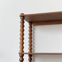 Brown Wooden Bobble Framed 3 Tier Shelf