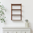 Brown Wooden Bobble Framed 3 Tier Shelf
