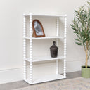 White Wooden Bobble Framed 3 Tier Shelf