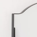 Matte Black Metal Framed Wall Mirror - 50cm x 65cm