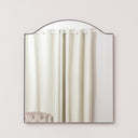Matte Black Metal Framed Wall Mirror - 50cm x 65cm