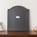 Matte Black Metal Framed Wall Mirror - 50cm x 65cm