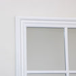Large Matte White Window Mirror 130cm x 95cm