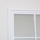 Large Matte White Window Mirror 130cm x 95cm