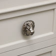 Antique Silver Lion Drawer Knob