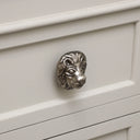 Antique Silver Lion Drawer Knob