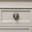 Antique Silver Lion Drawer Knob