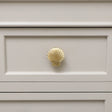 Gold Scallop Sea Shell Drawer Knob