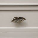 Rustic Oak Leaf Drawer Knob