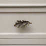 Rustic Oak Leaf Drawer Knob
