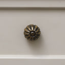 Rustic Round Scalloped Drawer Knob